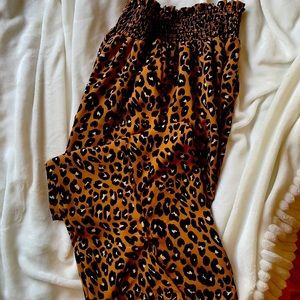 Animal print pants from boutique
